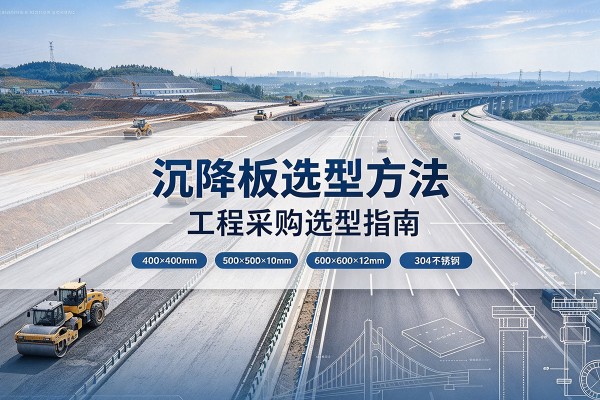 元宝沉降板选择方法