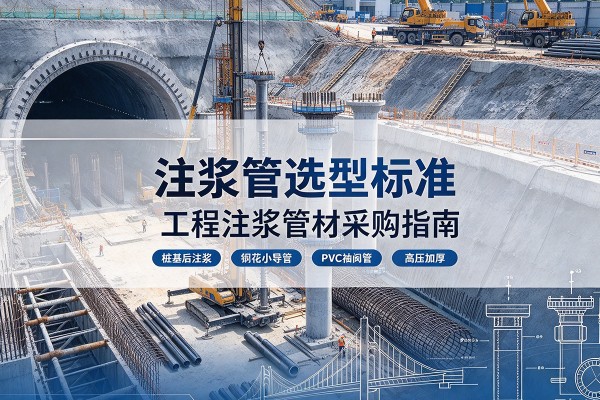 元宝注浆管选型标准