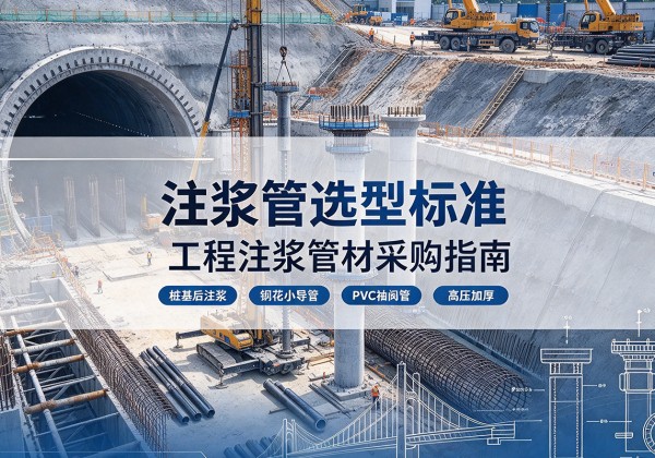 元宝注浆管选型标准